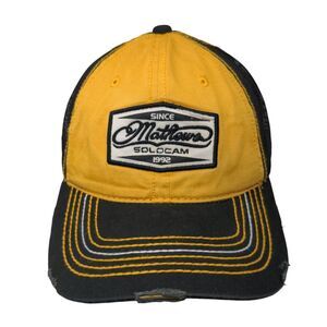 Matthews Solocam Since 1992 Strapback Trucker Hat Multicolor 58cm Distressed